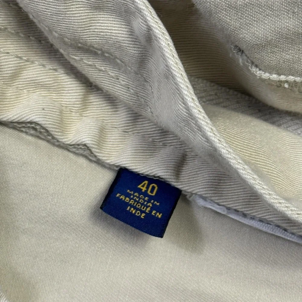 Polo Ralph Lauren Military Cargo Shorts Mens 40 Beige Relaxed Fit 10